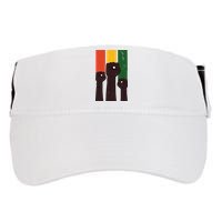 Black History Month Fist Pride Adult Drive Performance Visor