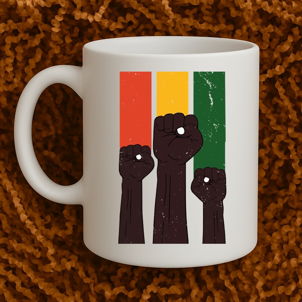 Black History Month Fist Pride Mug