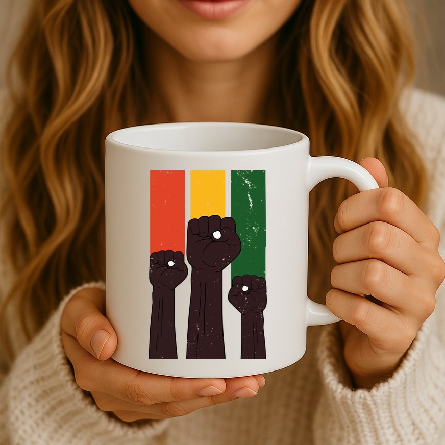 Black History Month Fist Pride Mug