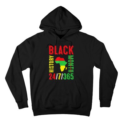 Black History Month 247365 Gift Pride African American Hoodie