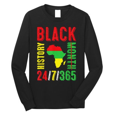 Black History Month 247365 Gift Pride African American Long Sleeve Shirt