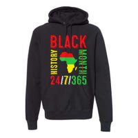 Black History Month 247365 Gift Pride African American Premium Hoodie