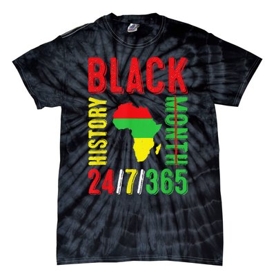 Black History Month 247365 Gift Pride African American Tie-Dye T-Shirt