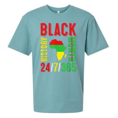 Black History Month 247365 Gift Pride African American Sueded Cloud Jersey T-Shirt