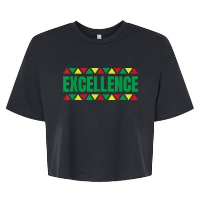 Black History Month Decorations, Excellence Black History Bella+Canvas Jersey Crop Tee