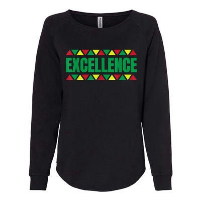 Black History Month Decorations, Excellence Black History Womens California Wash Sweatshirt