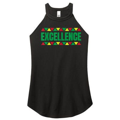 Black History Month Decorations, Excellence Black History Women’s Perfect Tri Rocker Tank