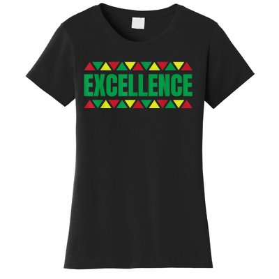 Black History Month Decorations, Excellence Black History Women's T-Shirt