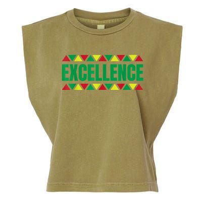 Black History Month Decorations, Excellence Black History Garment-Dyed Women's Muscle Tee