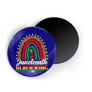 Black History Melanin King Juneteenth Independence Rainbow Gift Magnet