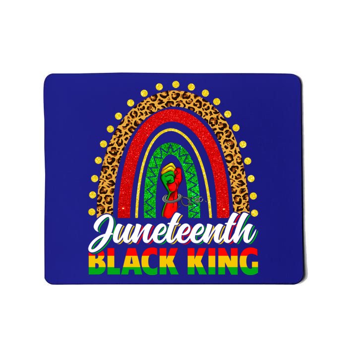 Black History Melanin King Juneteenth Independence Rainbow Gift Mousepad