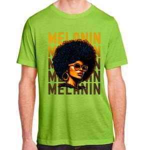 Black History Month Afro Lover Black Strong Women Afro Love Melanin African Girl Adult ChromaSoft Performance T-Shirt