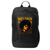 Black History Month Afro Lover Black Strong Women Afro Love Melanin African Girl City Backpack