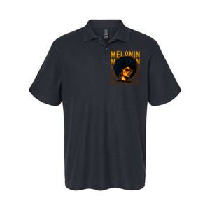 Black History Month Afro Lover Black Strong Women Afro Love Melanin African Girl Softstyle Adult Sport Polo