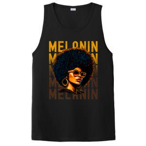 Black History Month Afro Lover Black Strong Women Afro Love Melanin African Girl PosiCharge Competitor Tank