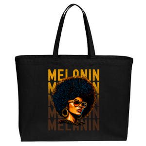 Black History Month Afro Lover Black Strong Women Afro Love Melanin African Girl Cotton Canvas Jumbo Tote