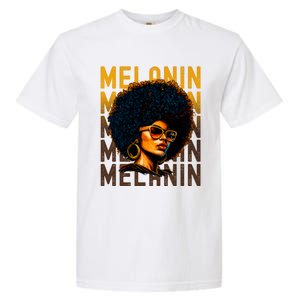 Black History Month Afro Lover Black Strong Women Afro Love Melanin African Girl Garment-Dyed Heavyweight T-Shirt