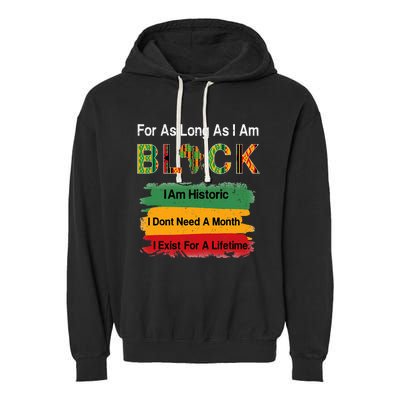 Black History Month Apparel Africa Map Kente Cloth Garment-Dyed Fleece Hoodie