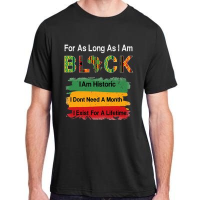 Black History Month Apparel Africa Map Kente Cloth Adult ChromaSoft Performance T-Shirt