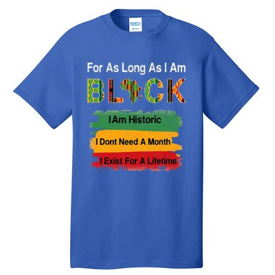 Black History Month Apparel Africa Map Kente Cloth Tall T-Shirt