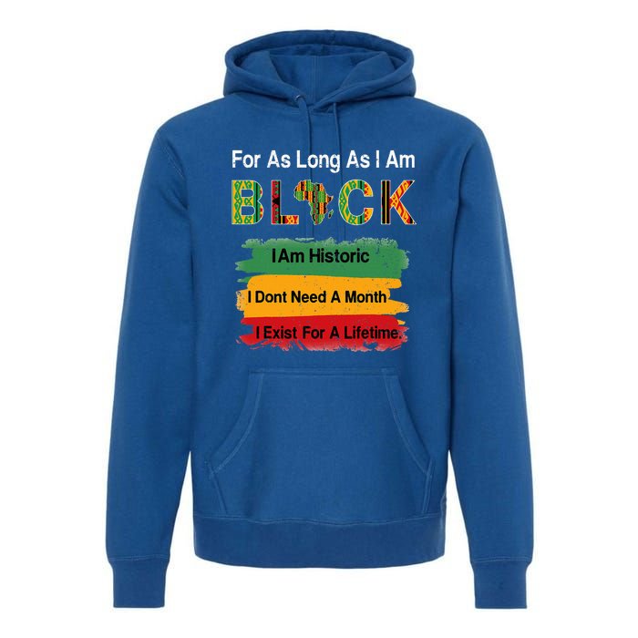 Black History Month Apparel Africa Map Kente Cloth Premium Hoodie