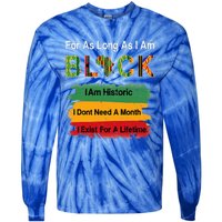 Black History Month Apparel Africa Map Kente Cloth Tie-Dye Long Sleeve Shirt