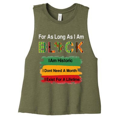 Black History Month Apparel Africa Map Kente Cloth Women's Racerback Cropped Tank