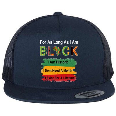 Black History Month Apparel Africa Map Kente Cloth Flat Bill Trucker Hat