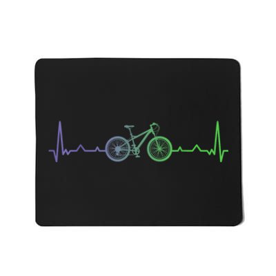 Bicycle Heartbeat Mountain Bike MTB Mousepad