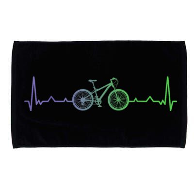 Bicycle Heartbeat Mountain Bike MTB Microfiber Hand Towel