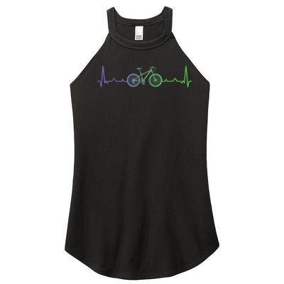 Bicycle Heartbeat Mountain Bike MTB Women’s Perfect Tri Rocker Tank