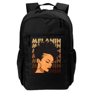 Black History Month Afro Lover Black Strong Women Afro Love Melanin African Girl Daily Commute Backpack