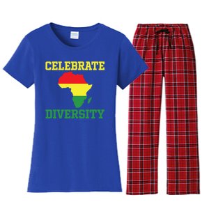 Black History Month Decorations Celebrate Diversity Gift Women's Flannel Pajama Set