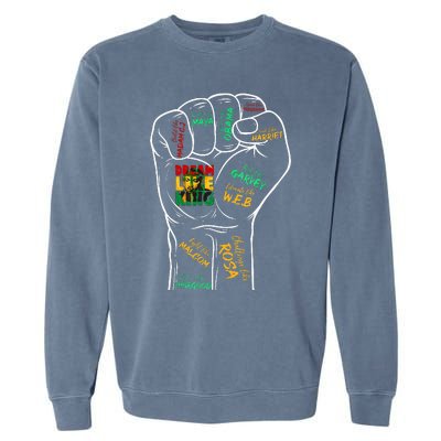 Black History Month Martin Have Dream Like Leaders Garment-Dyed Sweatshirt