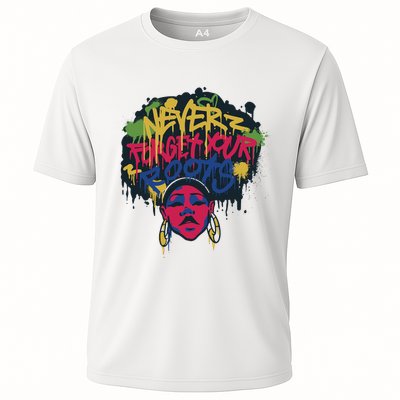 Black History Month Never Forget Your Roots Afro Performance Shirt