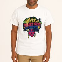 Black History Month Never Forget Your Roots Afro Tall T-Shirt