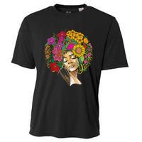 Black History Month Afro Lover Black Strong Women Afro Love Melanin African Girl Cooling Performance Crew T-Shirt