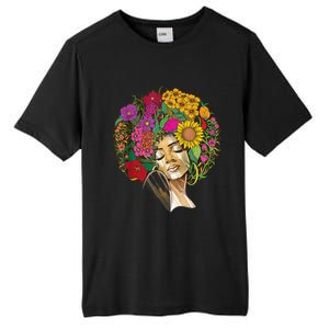 Black History Month Afro Lover Black Strong Women Afro Love Melanin African Girl Tall Fusion ChromaSoft Performance T-Shirt