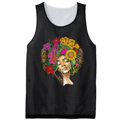 Black History Month Afro Lover Black Strong Women Afro Love Melanin African Girl Mesh Reversible Basketball Jersey Tank