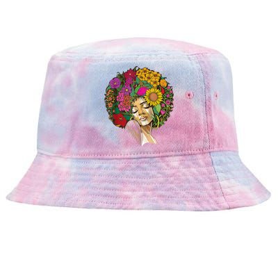 Black History Month Afro Lover Black Strong Women Afro Love Melanin African Girl Tie-Dyed Bucket Hat