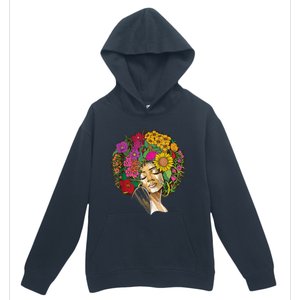 Black History Month Afro Lover Black Strong Women Afro Love Melanin African Girl Urban Pullover Hoodie