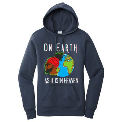 Black History Month Earth Day African American Cool Gift Women's Pullover Hoodie