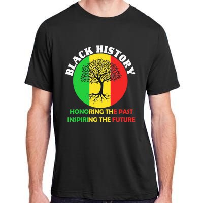 Black History Month Hononring Past Inspiring Future Gifts Adult ChromaSoft Performance T-Shirt