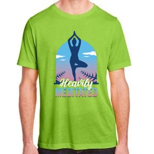 Buddhist Heavily Meditated Meditation Yoga Instructor Gift Adult ChromaSoft Performance T-Shirt