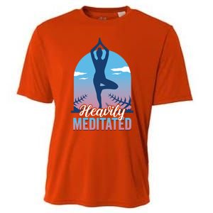 Buddhist Heavily Meditated Meditation Yoga Instructor Gift Cooling Performance Crew T-Shirt