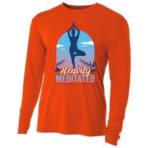 Buddhist Heavily Meditated Meditation Yoga Instructor Gift Cooling Performance Long Sleeve Crew