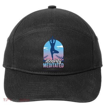 Buddhist Heavily Meditated Meditation Yoga Instructor Gift 7-Panel Snapback Hat