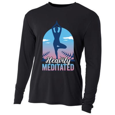 Buddhist Heavily Meditated Meditation Yoga Instructor Gift Cooling Performance Long Sleeve Crew