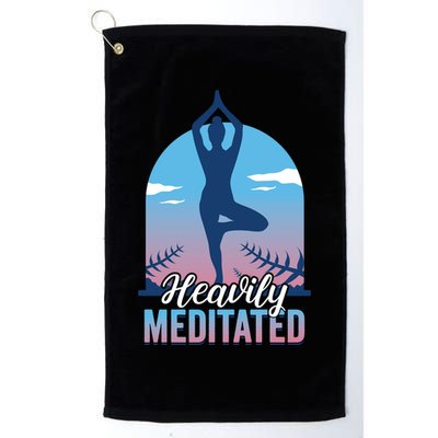 Buddhist Heavily Meditated Meditation Yoga Instructor Gift Golf Towel