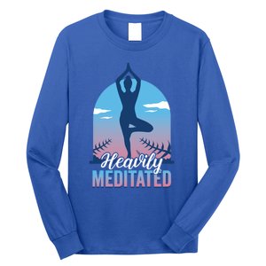 Buddhist Heavily Meditated Meditation Yoga Instructor Gift Long Sleeve Shirt